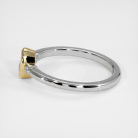 0.31 Ct. Gemstone Ring, 18K Yellow & White 4