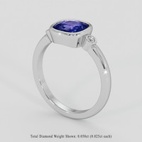 1.55 Ct. Color Change Sapphire Ring, Platinum 950 2