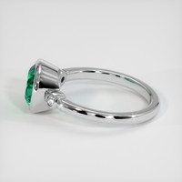 1.90 Ct. Emerald Ring, Platinum 950 4