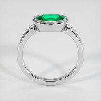 1.21 Ct. Emerald Ring, Platinum 950 3