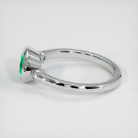 1.21 Ct. Emerald Ring, Platinum 950 4