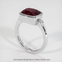 3.89 Ct. Gemstone Ring, Platinum 950 2