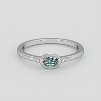 0.25 Ct. Alexandrite Ring, Platinum 950 1