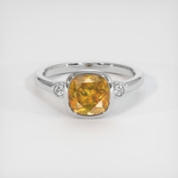 2.13 Ct. Gemstone Ring, Platinum 950 1