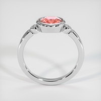 1.09 Ct. Padparadscha Sapphire Ring, Platinum 950 3