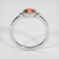 1.11 Ct. Padparadscha Sapphire Ring, Platinum 950 3