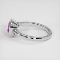 2.04 Ct. Pink Sapphire Ring, Platinum 950 4