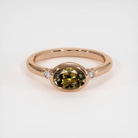 1.15 Ct. Gemstone Ring, 14K Rose Gold 1