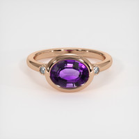 1.59 Ct. Gemstone Ring, 14K Rose Gold 1