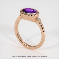 1.59 Ct. Gemstone Ring, 14K Rose Gold 2