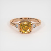 2.13 Ct. Gemstone Ring, 14K Rose Gold 1