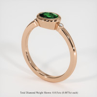 0.72 Ct. Gemstone Ring, 14K Rose Gold 2