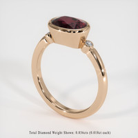 2.38 Ct. Gemstone Ring, 14K Rose Gold 2