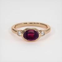 2.08 Ct. Gemstone Ring, 18K Rose Gold 1