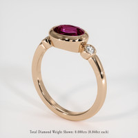 2.08 Ct. Gemstone Ring, 18K Rose Gold 2