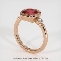 2.32 Ct. Gemstone Ring, 18K Rose Gold 2