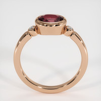 1.19 Ct. Pink Sapphire Ring, 18K Rose Gold 3