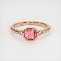 1.73 Ct. Sapphire Ring, 18K Rose Gold 1