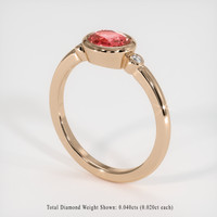1.73 Ct. Sapphire Ring, 18K Rose Gold 2
