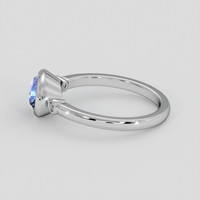 2.01 Ct. Blue Sapphire Ring, Silver 4
