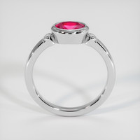 1.70 Ct. Pinkish Red Ruby Ring, 10K White Gold 3