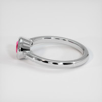 1.70 Ct. Pinkish Red Ruby Ring, 10K White Gold 4