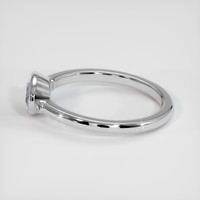 0.75 Ct. Bi Color Sapphire Ring, 10K White Gold 4