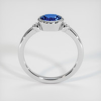 1.24 Ct. Blue Sapphire Ring, 10K White Gold 3