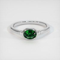 0.72 Ct. Gemstone Ring, 14K White Gold 1