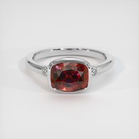 2.94 Ct. Gemstone Ring, 14K White Gold 1