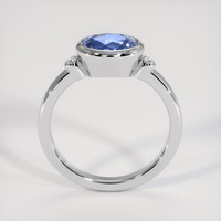 1.77 Ct. Blue Sapphire Ring, 14K White Gold 3