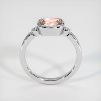 1.58 Ct. Padparadscha Sapphire Ring, 14K White Gold 3