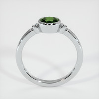 0.89 Ct. Green Sapphire Ring, 14K White Gold 3