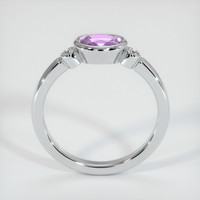 0.76 Ct. Purple Sapphire Ring, 14K White Gold 3