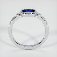 0.76 Ct. Sapphire Ring, 18K White Gold 3