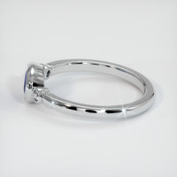0.76 Ct. Sapphire Ring, 18K White Gold 4