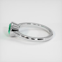 1.22 Ct. Emerald Ring, 18K White Gold 4