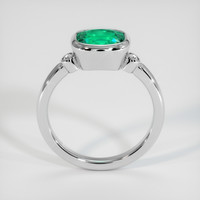 1.82 Ct. Emerald Ring, 18K White Gold 3