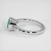 1.82 Ct. Emerald Ring, 18K White Gold 4