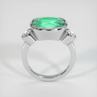 5.04 Ct. Emerald Ring, 18K White Gold 3