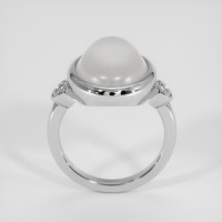 7.78 Ct. White Opal Ring, 18K White Gold 3