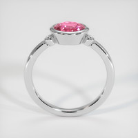 1.74 Ct. Padparadscha Sapphire Ring, 18K White Gold 3