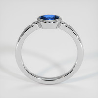 1.10 Ct. Sapphire Ring, 18K White Gold 3