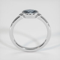 0.75 Ct. Bi Color Sapphire Ring, 18K White Gold 3