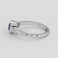 1.48 Ct. Blue Sapphire Ring, 18K White Gold 4