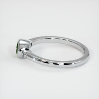 0.89 Ct. Sapphire Ring, 18K White Gold 4