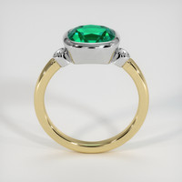 1.90 Ct. Emerald Ring, 18K White & Yellow 3