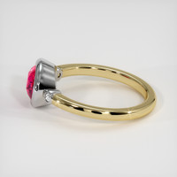 2.03 Ct. Ruby Ring, 18K White & Yellow 4
