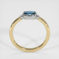 1.07 Ct. Sapphire Ring, 18K White & Yellow 3