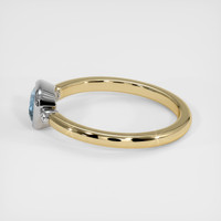 1.07 Ct. Sapphire Ring, 18K White & Yellow 4